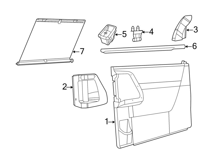 1SIDE LOADING DOOR. INTERIOR TRIM.https://images.simplepart.com/images/parts/motor/fullsize/TE08695.png