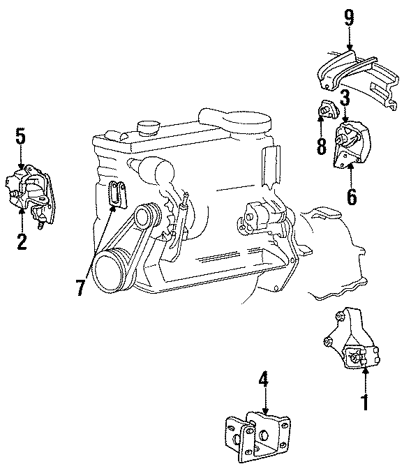 3ENGINE / TRANSAXLE. ENGINE & TRANS MOUNTING.https://images.simplepart.com/images/parts/motor/fullsize/TE4725.png