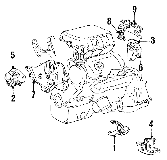 3ENGINE / TRANSAXLE. ENGINE & TRANS MOUNTING.https://images.simplepart.com/images/parts/motor/fullsize/TE4726.png