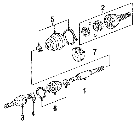 FRONT SUSPENSION. DRIVE AXLES.