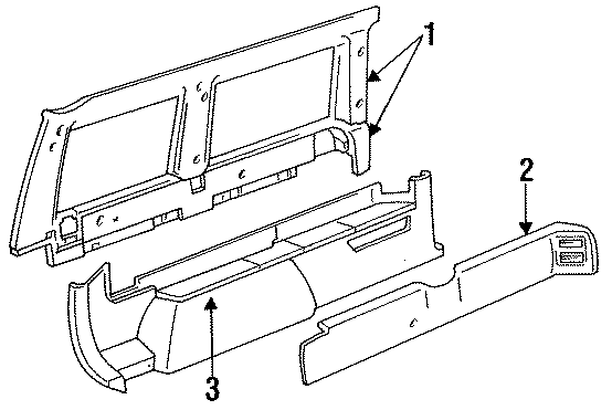 Dodge Caravan Side Panel. Left Side, Standard Body, Upper - Hr61mv4 