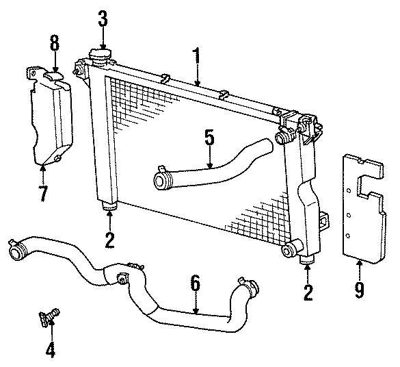 RADIATOR & COMPONENTS.