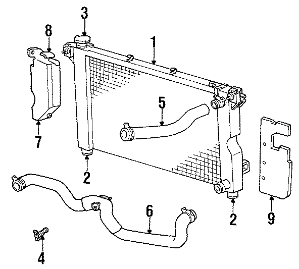 RADIATOR & COMPONENTS.