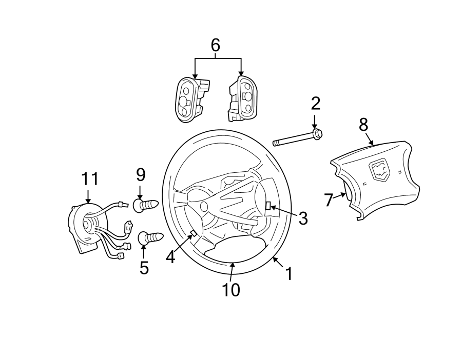 1STEERING WHEEL.https://images.simplepart.com/images/parts/motor/fullsize/TF05240.png