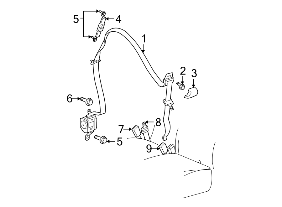 5RESTRAINT SYSTEMS. FRONT SEAT BELTS.https://images.simplepart.com/images/parts/motor/fullsize/TF05330.png