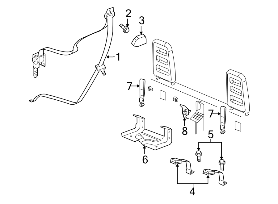 7RESTRAINT SYSTEMS. REAR SEAT BELTS.https://images.simplepart.com/images/parts/motor/fullsize/TF05332.png