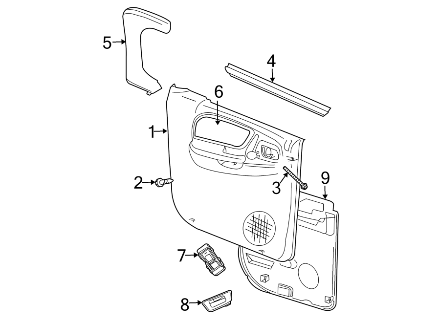 8REAR DOOR. INTERIOR TRIM.https://images.simplepart.com/images/parts/motor/fullsize/TF05382.png