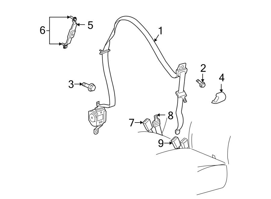 1RESTRAINT SYSTEMS. FRONT SEAT BELTS.https://images.simplepart.com/images/parts/motor/fullsize/TF08415.png