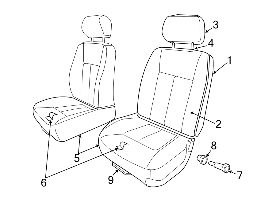 5SEATS & TRACKS. FRONT SEAT COMPONENTS.https://images.simplepart.com/images/parts/motor/fullsize/TF08442.png