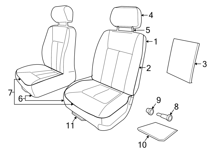 5SEATS & TRACKS. FRONT SEAT COMPONENTS.https://images.simplepart.com/images/parts/motor/fullsize/TF08445.png