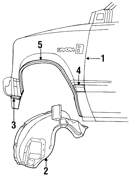 4EXTERIOR TRIM. FENDER & COMPONENTS.https://images.simplepart.com/images/parts/motor/fullsize/TF87050.png