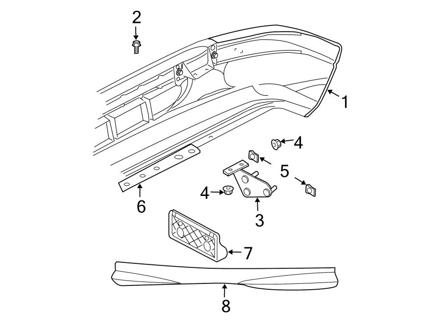 6FRONT BUMPER. BUMPER & COMPONENTS.https://images.simplepart.com/images/parts/motor/fullsize/TF97012.png