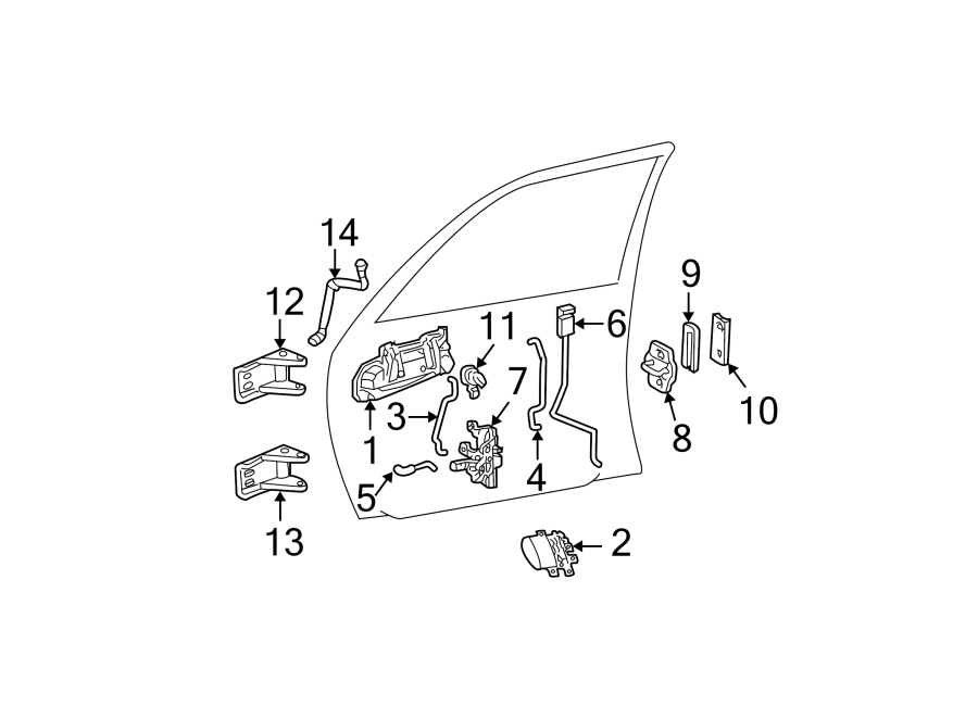 11FRONT DOOR. LOCK & HARDWARE.https://images.simplepart.com/images/parts/motor/fullsize/TF97404.png