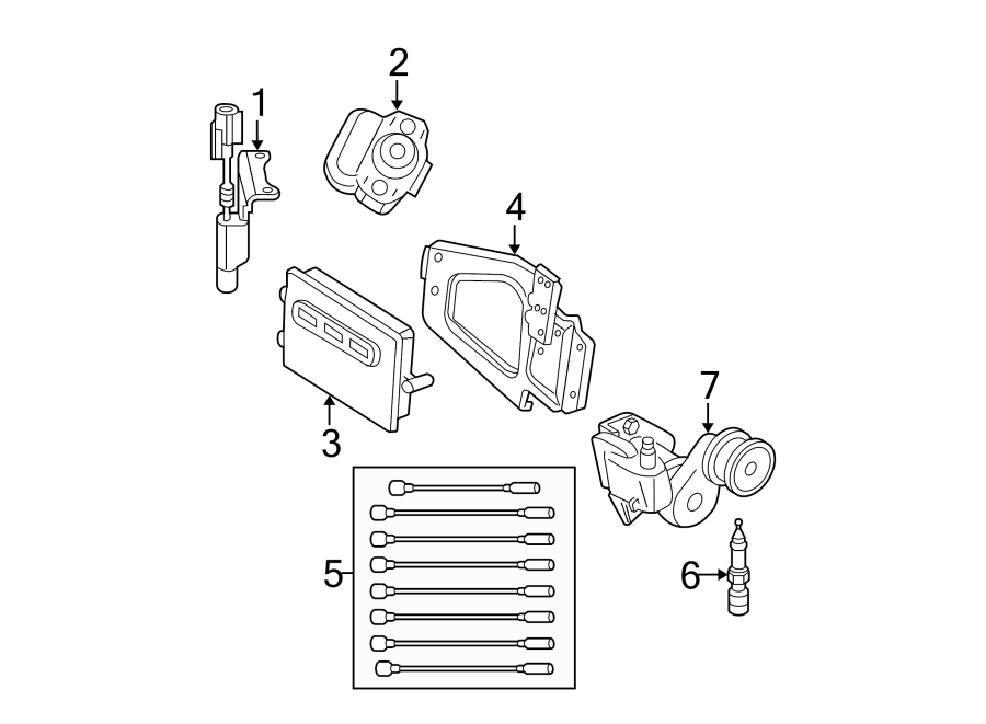 Diagram IGNITION SYSTEM. for your 2004 Dodge Ram 1500   