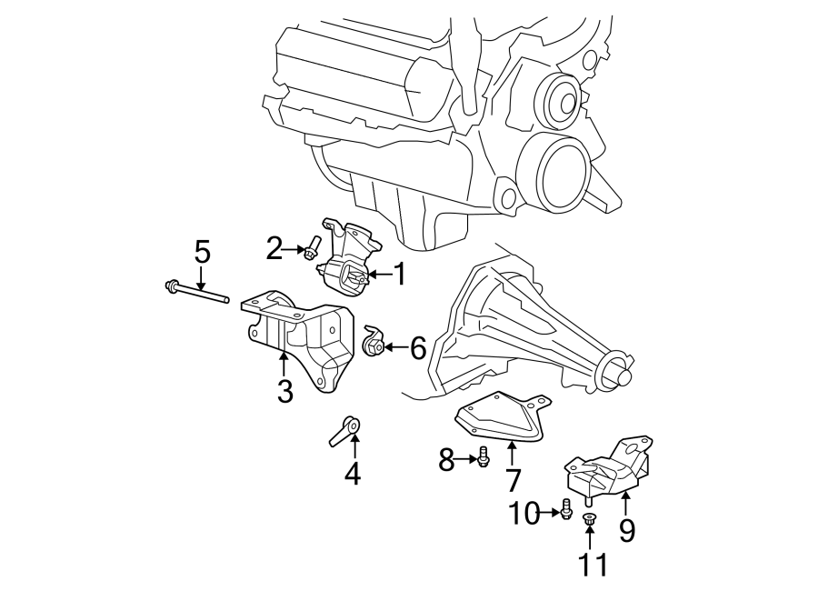 ENGINE & TRANS MOUNTING.