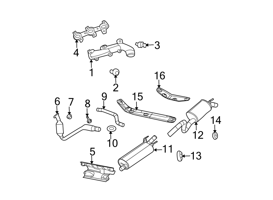 5Exhaust system. Exhaust components. Exhaust manifold.https://images.simplepart.com/images/parts/motor/fullsize/TG04260.png