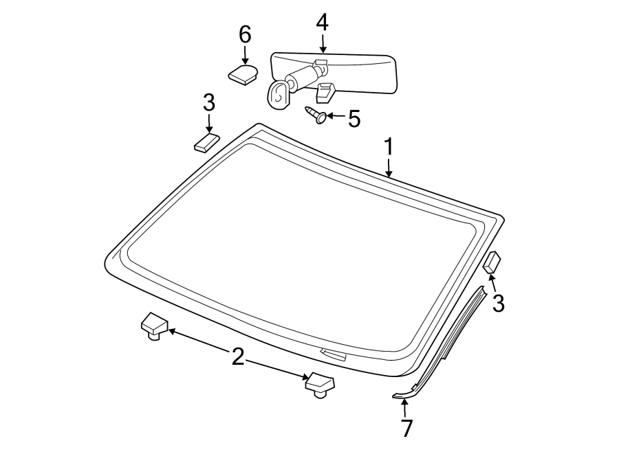 6WINDSHIELD. GLASS. REVEAL MOLDINGS.https://images.simplepart.com/images/parts/motor/fullsize/TG04355.png