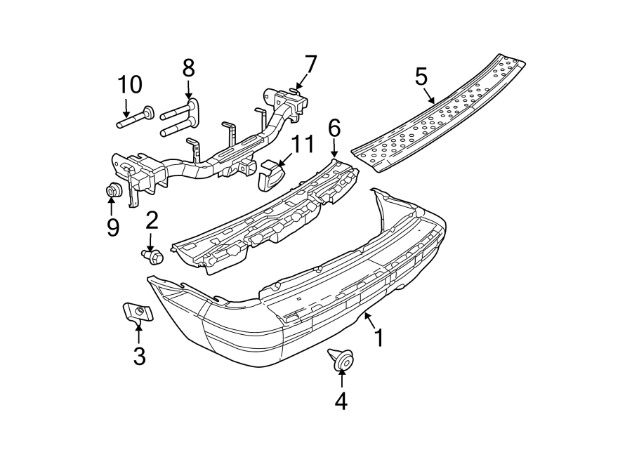 7REAR BUMPER. BUMPER & COMPONENTS.https://images.simplepart.com/images/parts/motor/fullsize/TG04686.png