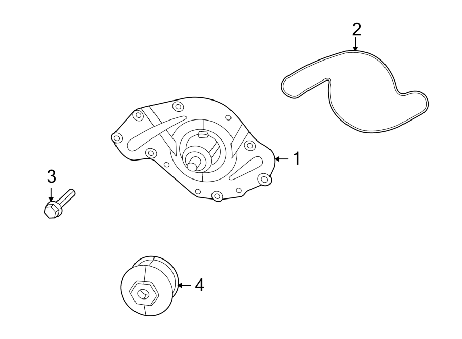 Diagram WATER PUMP. for your Dodge NITRO  