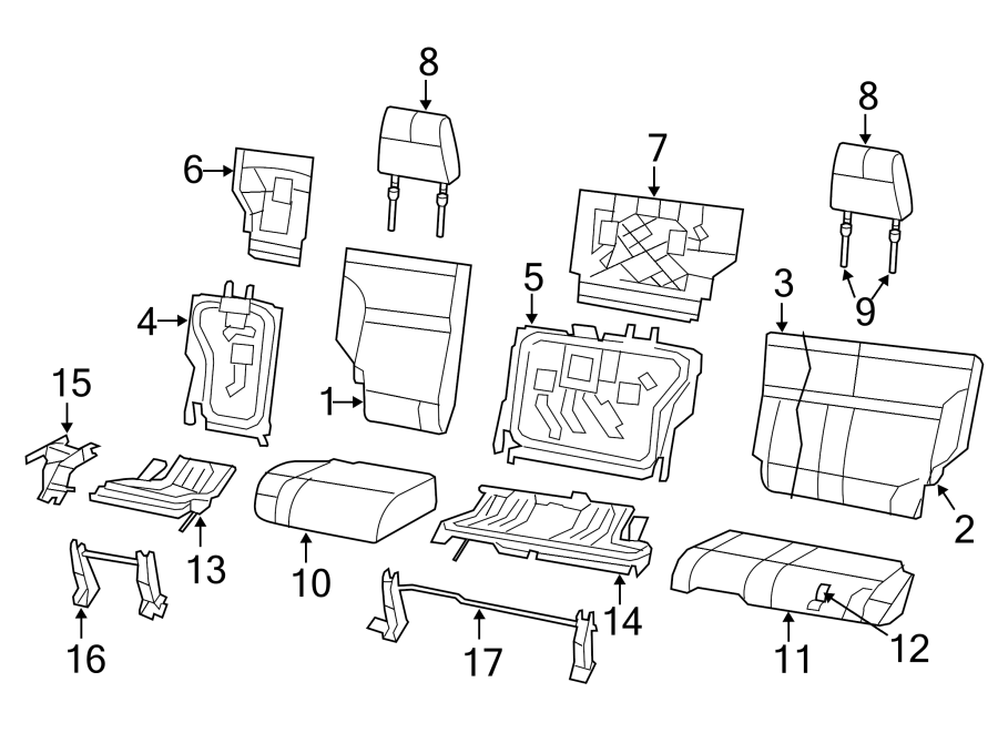 8SEATS & TRACKS. REAR SEAT COMPONENTS.https://images.simplepart.com/images/parts/motor/fullsize/TG07437.png