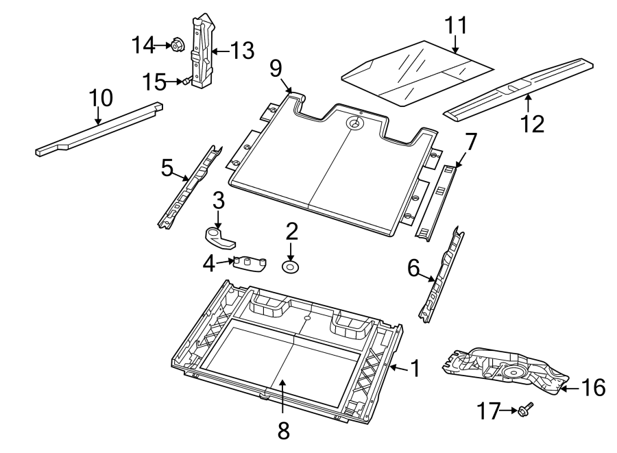 REAR BODY & FLOOR. INTERIOR TRIM.