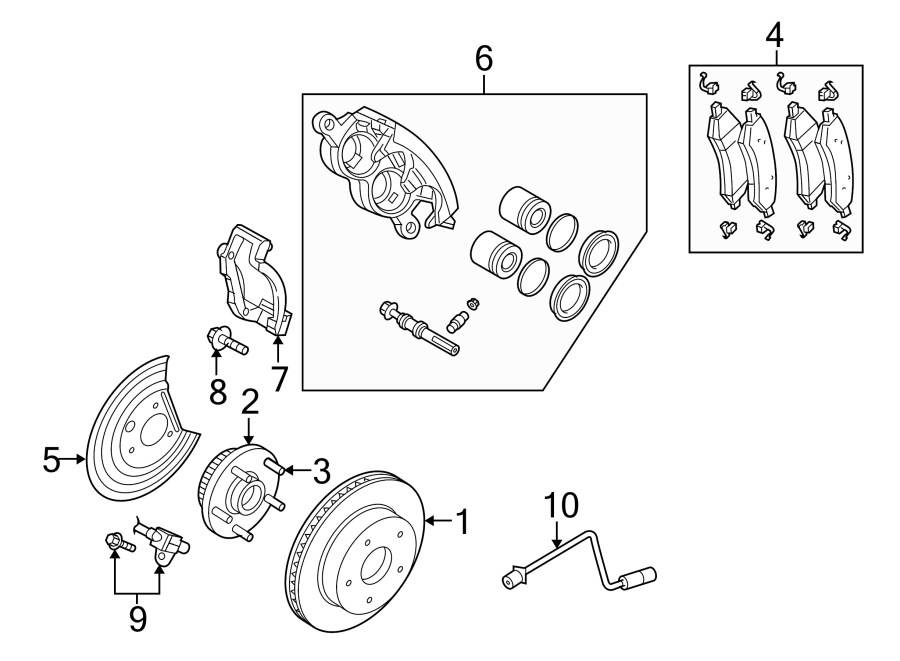 6FRONT SUSPENSION. BRAKE COMPONENTS.https://images.simplepart.com/images/parts/motor/fullsize/TG09220.png