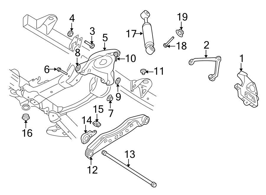 FRONT SUSPENSION. SUSPENSION COMPONENTS. Diagram