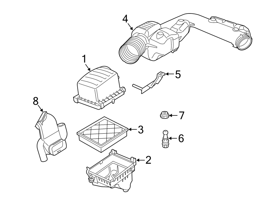 Diagram AIR INLET. for your Dodge Challenger  