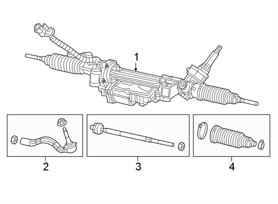 Diagram Steering gear & linkage. for your 2018 Dodge Durango 5.7L HEMI V8 A/T RWD Special Service Sport Utility 