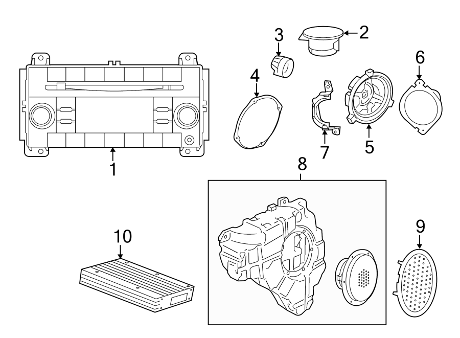 4INSTRUMENT PANEL. SOUND SYSTEM.https://images.simplepart.com/images/parts/motor/fullsize/TG11430.png