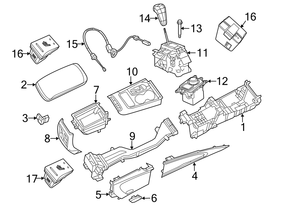 CENTER CONSOLE. Diagram