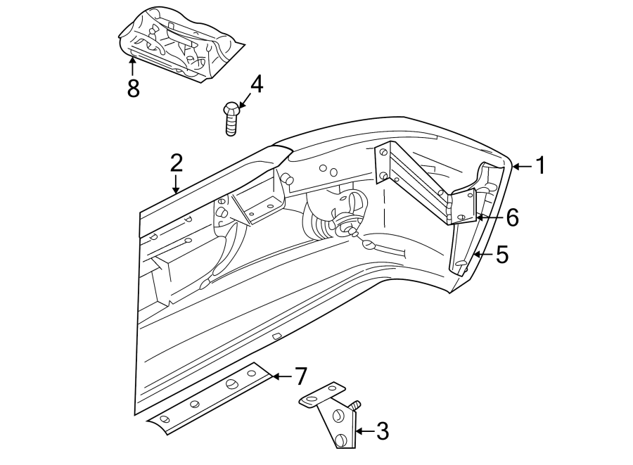 6FRONT BUMPER. BUMPER & COMPONENTS.https://images.simplepart.com/images/parts/motor/fullsize/TG98011.png