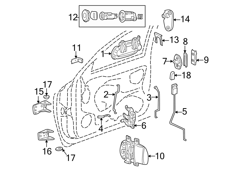 7FRONT DOOR. LOCK & HARDWARE.https://images.simplepart.com/images/parts/motor/fullsize/TG98470.png