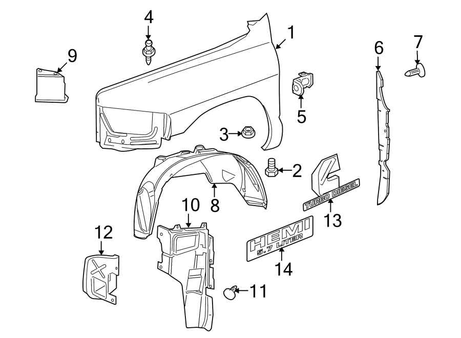 8EXTERIOR TRIM. FENDER & COMPONENTS.https://images.simplepart.com/images/parts/motor/fullsize/TH03181.png