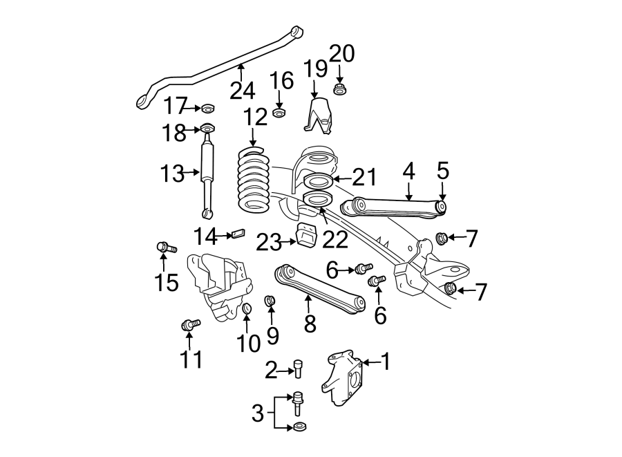 15Front suspension. Suspension components.https://images.simplepart.com/images/parts/motor/fullsize/TH03540.png
