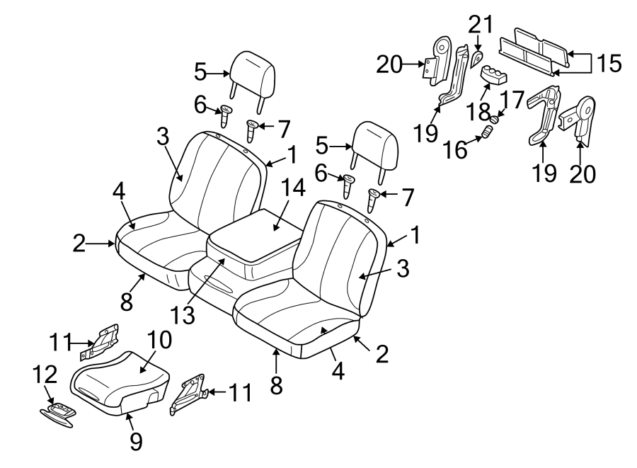 19SEATS & TRACKS. FRONT SEAT COMPONENTS.https://images.simplepart.com/images/parts/motor/fullsize/TH03718.png