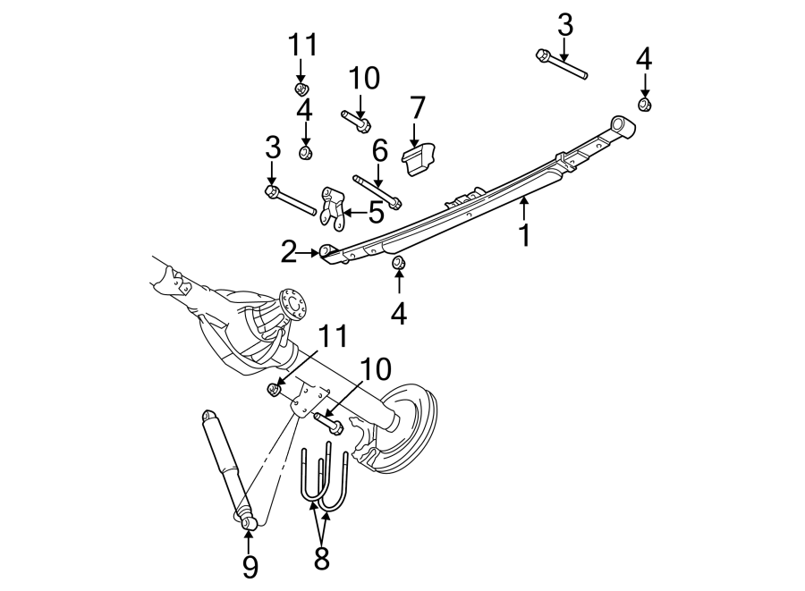 10Rear suspension. Axle & differential. Suspension components.https://images.simplepart.com/images/parts/motor/fullsize/TH03810.png