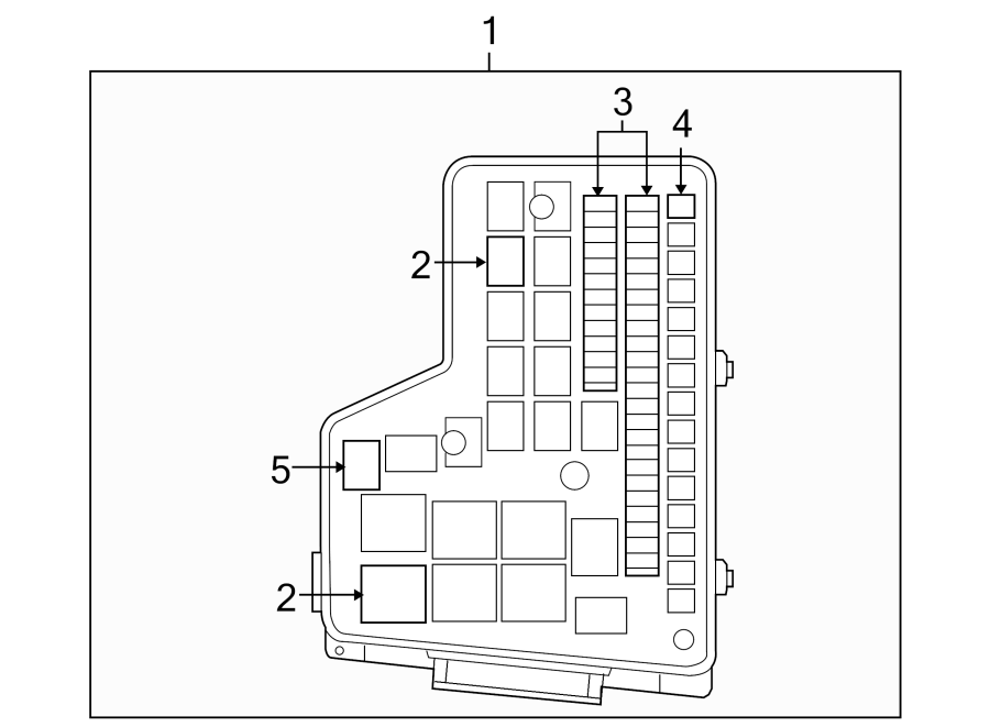 Diagram FUSE & RELAY. for your 2010 Dodge Ram 2500   