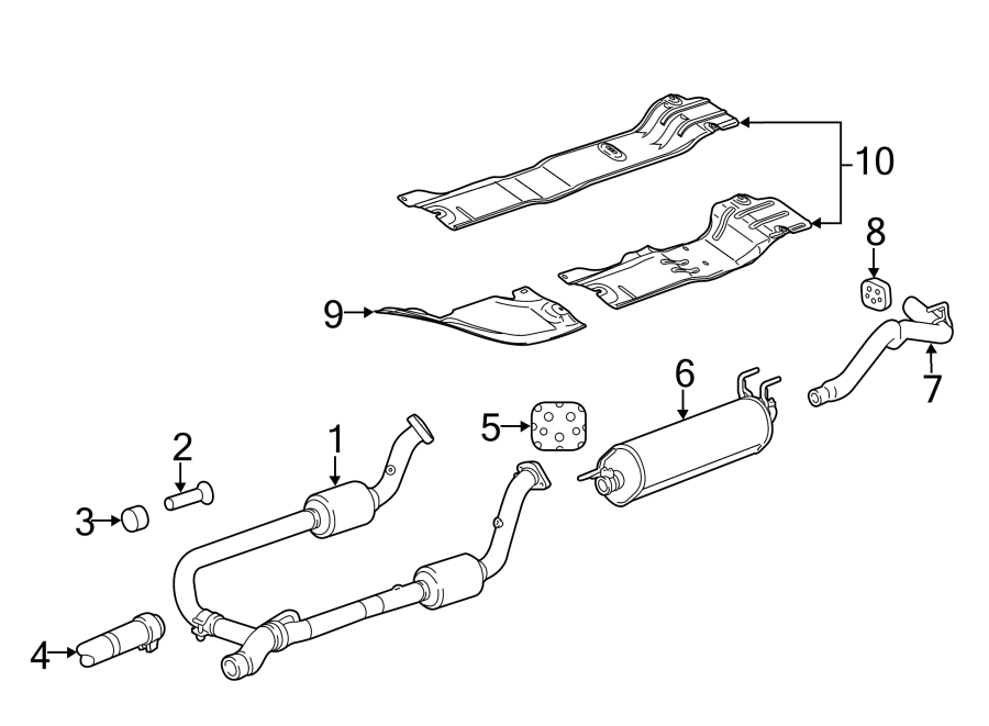 2EXHAUST SYSTEM. EXHAUST COMPONENTS.https://images.simplepart.com/images/parts/motor/fullsize/TH10310.png