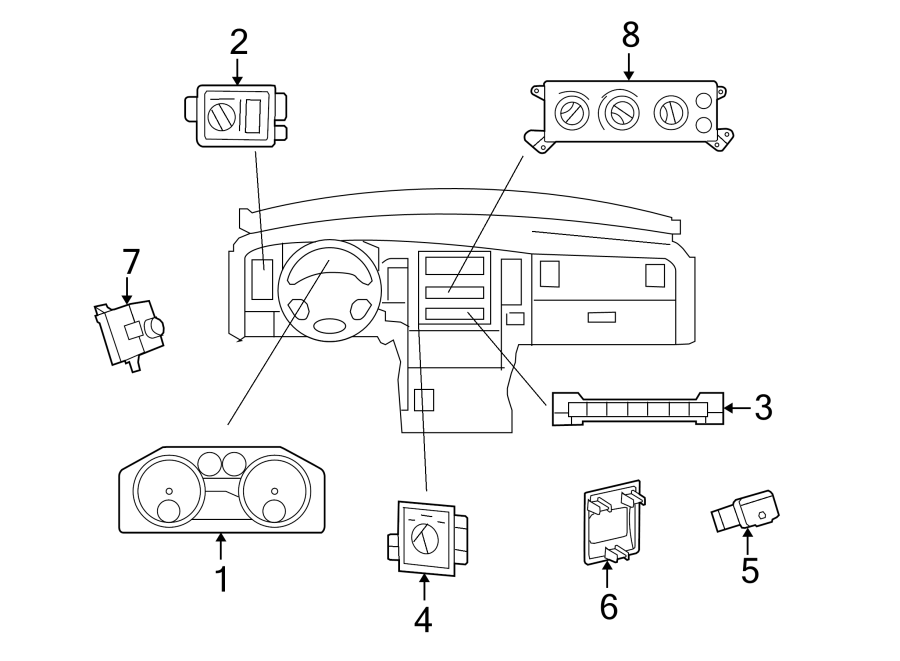 5INSTRUMENT PANEL. CLUSTER & SWITCHES.https://images.simplepart.com/images/parts/motor/fullsize/TH10650.png