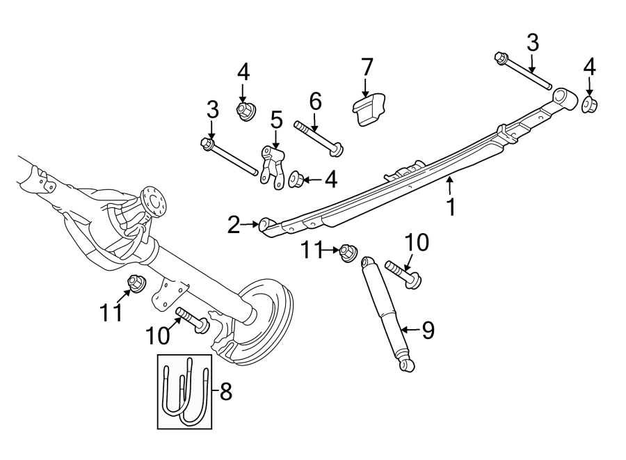 REAR SUSPENSION. SUSPENSION COMPONENTS.