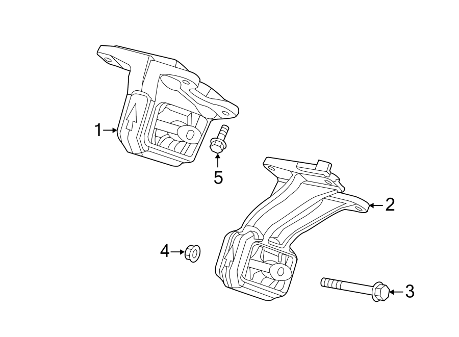 Diagram Engine mounting. for your 2023 Ram ProMaster 1500   