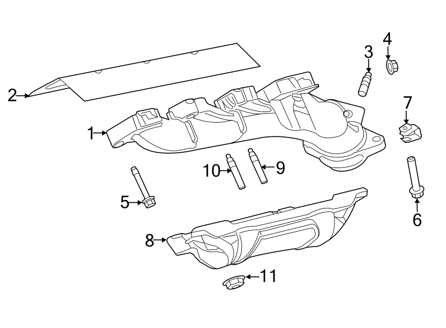 9EXHAUST SYSTEM. MANIFOLD.https://images.simplepart.com/images/parts/motor/fullsize/TH13317.png