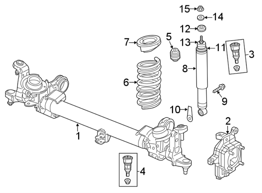 FRONT SUSPENSION. SHOCKS & SUSPENSION COMPONENTS. Diagram