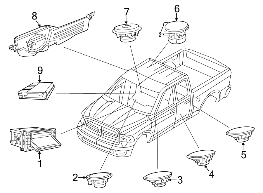 6INSTRUMENT PANEL. SOUND SYSTEM.https://images.simplepart.com/images/parts/motor/fullsize/TH13715.png