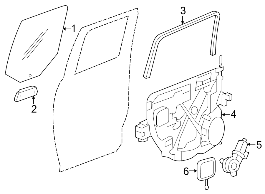 6REAR DOOR. GLASS & HARDWARE.https://images.simplepart.com/images/parts/motor/fullsize/TH13825.png