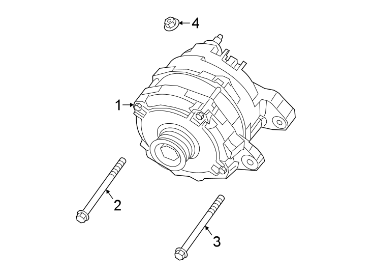 Diagram W/O dual alternators. for your 2023 Ram 2500 6.4L HEMI V8 A/T RWD Lone Star Standard Cab Pickup Fleetside 