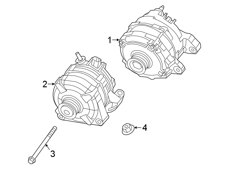 Diagram W/DUAL alternators. for your 2023 Ram 2500 6.4L HEMI V8 A/T RWD Lone Star Standard Cab Pickup Fleetside 