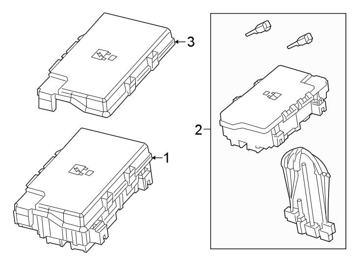 Diagram FUSE & RELAY. for your 2021 Ram 2500 6.4L HEMI V8 A/T RWD Laramie Crew Cab Pickup Fleetside 