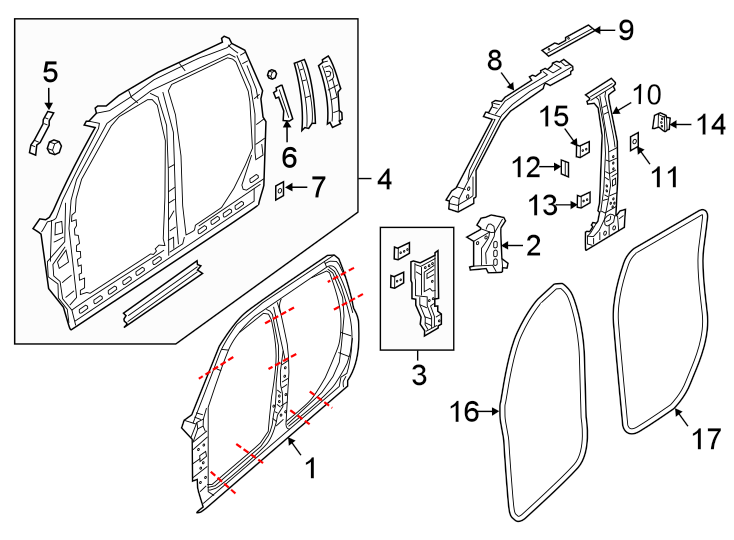 Diagram UNISIDE. for your 2003 Ram 3500   